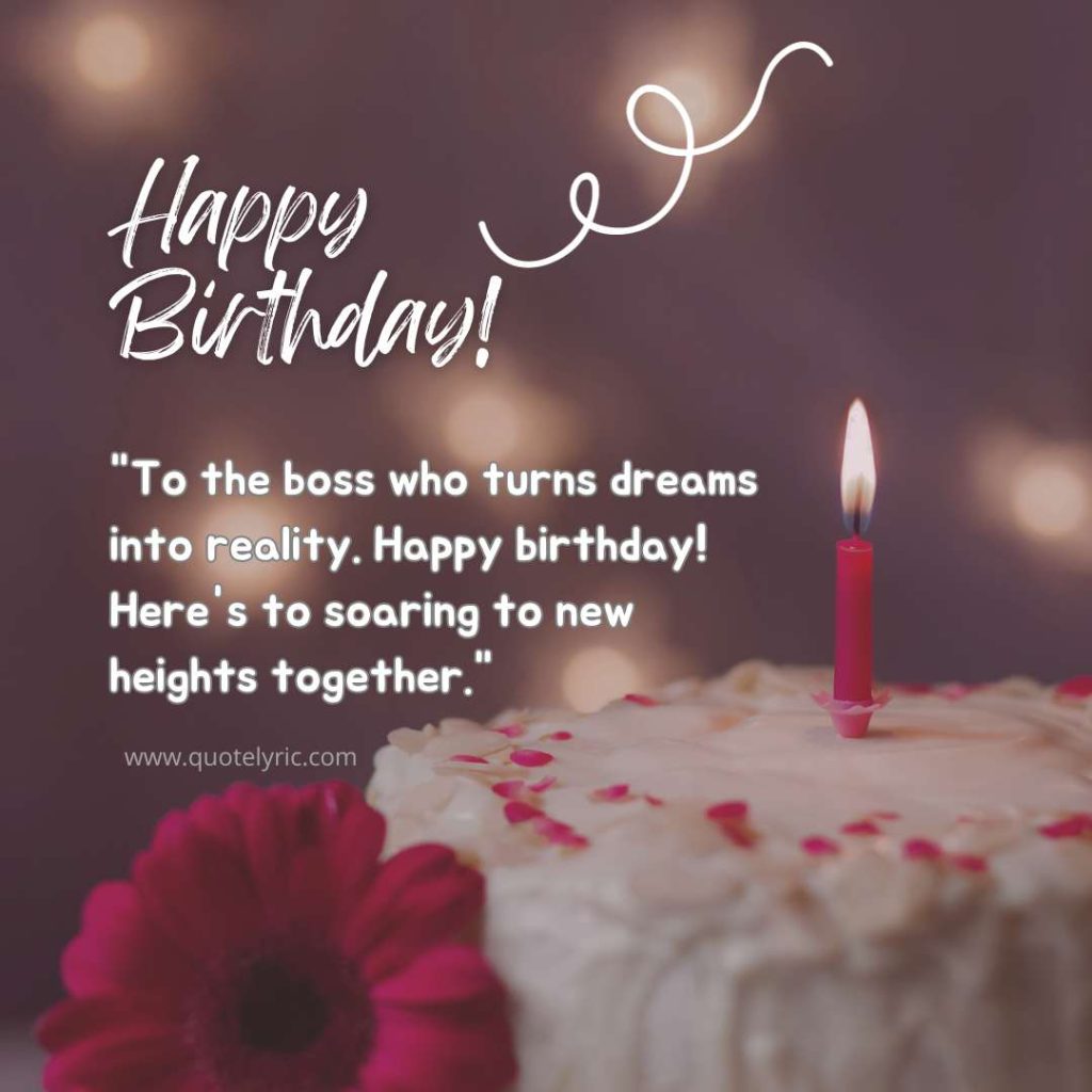 100 Best Birthday Wishes Quotes for Boss - Quotelyric