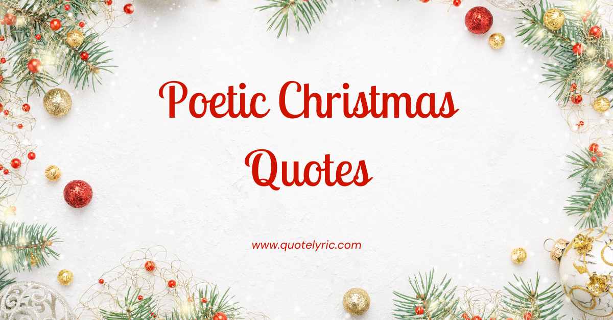 Poetic Christmas Quotes